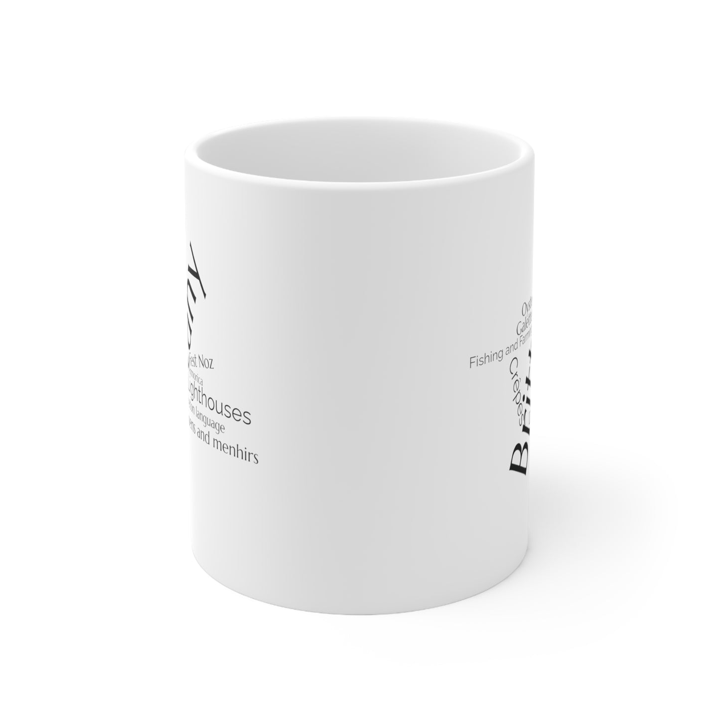 Brittany word mug, local mug, geography mug, gift, mug, coffee cup, word mug, wordcloud mug, christmas gift, birthday gift